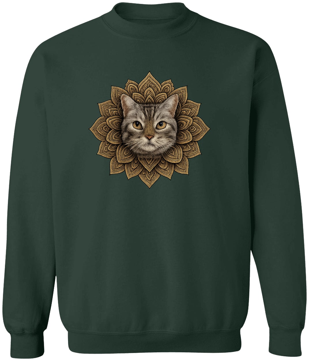 G180 Gildan Crewneck Pullover Sweatshirt - Forest Green