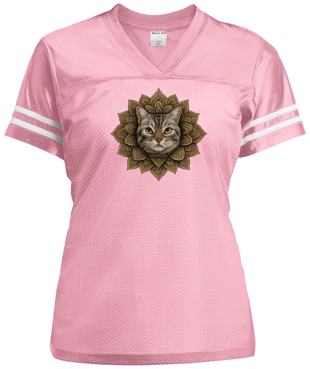 LST307 Sport-Tek Ladies' Replica Jersey - Light Pink/White