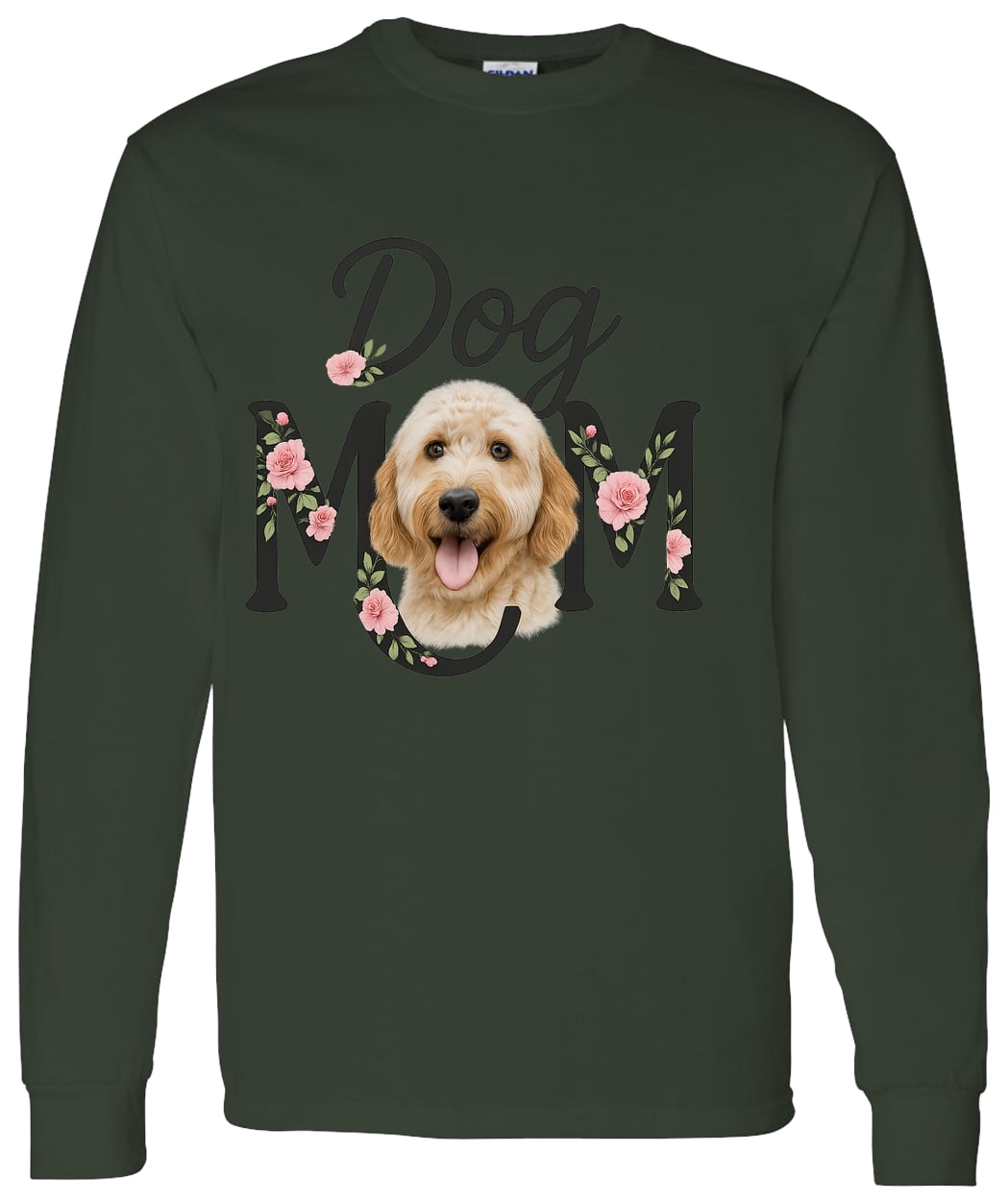 G540 LS T-Shirt 5.3 oz. - Forest Green