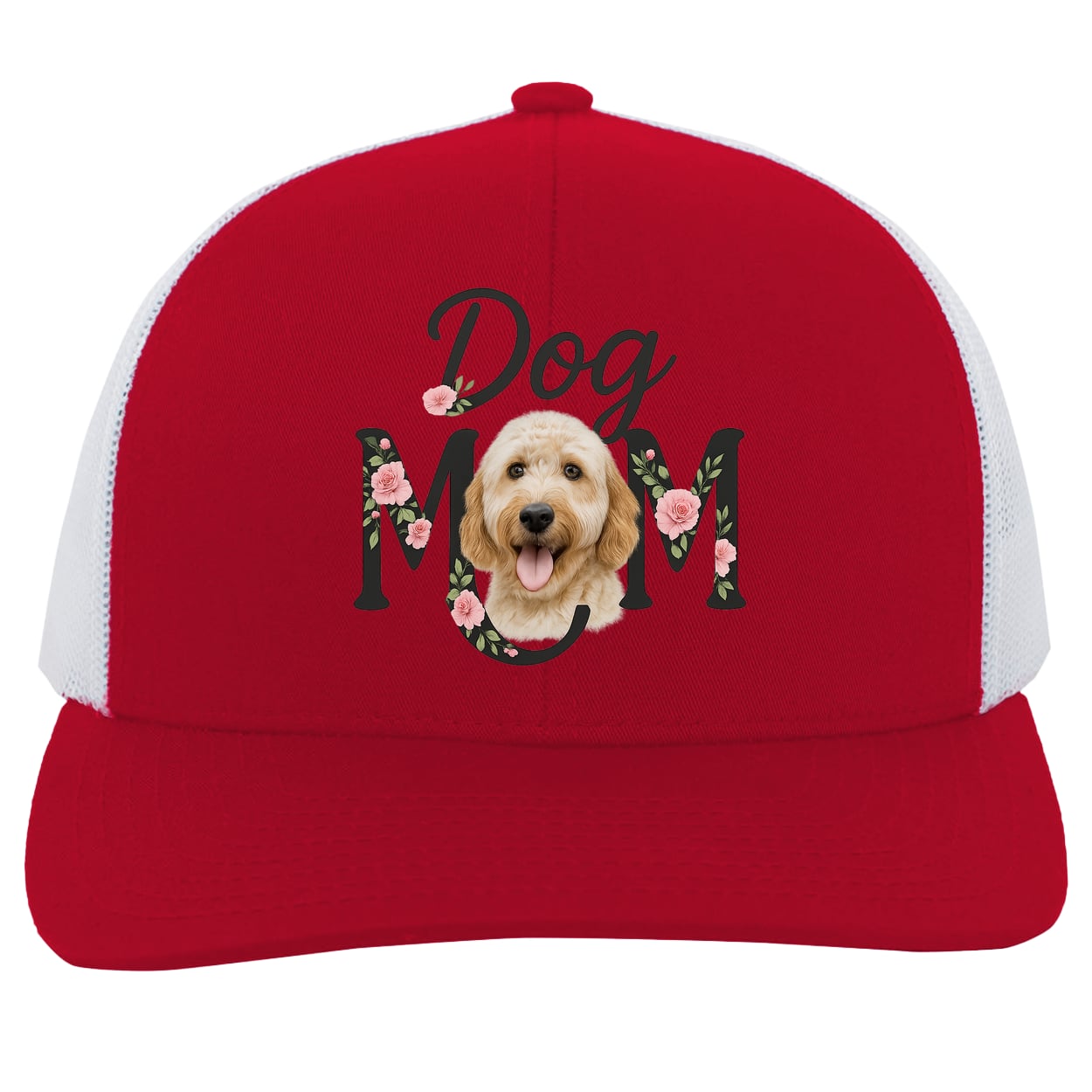 104C Trucker Snap Back - Red/White