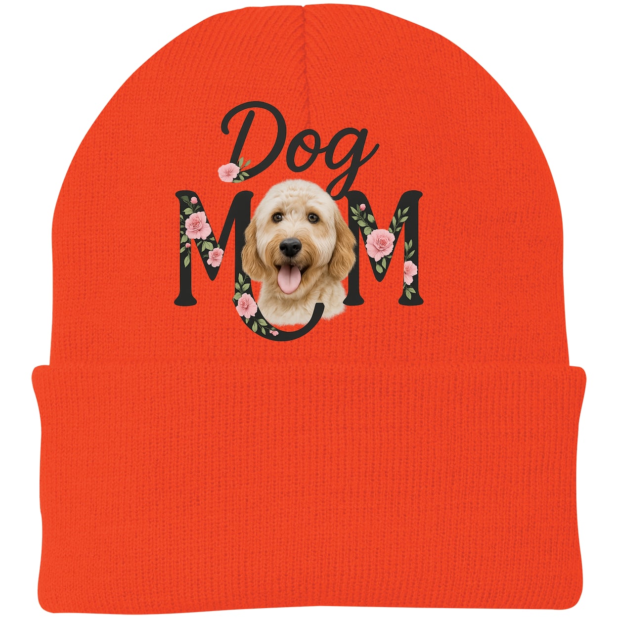 CP90 Port & Company Knit Beanie - Athletic Orange