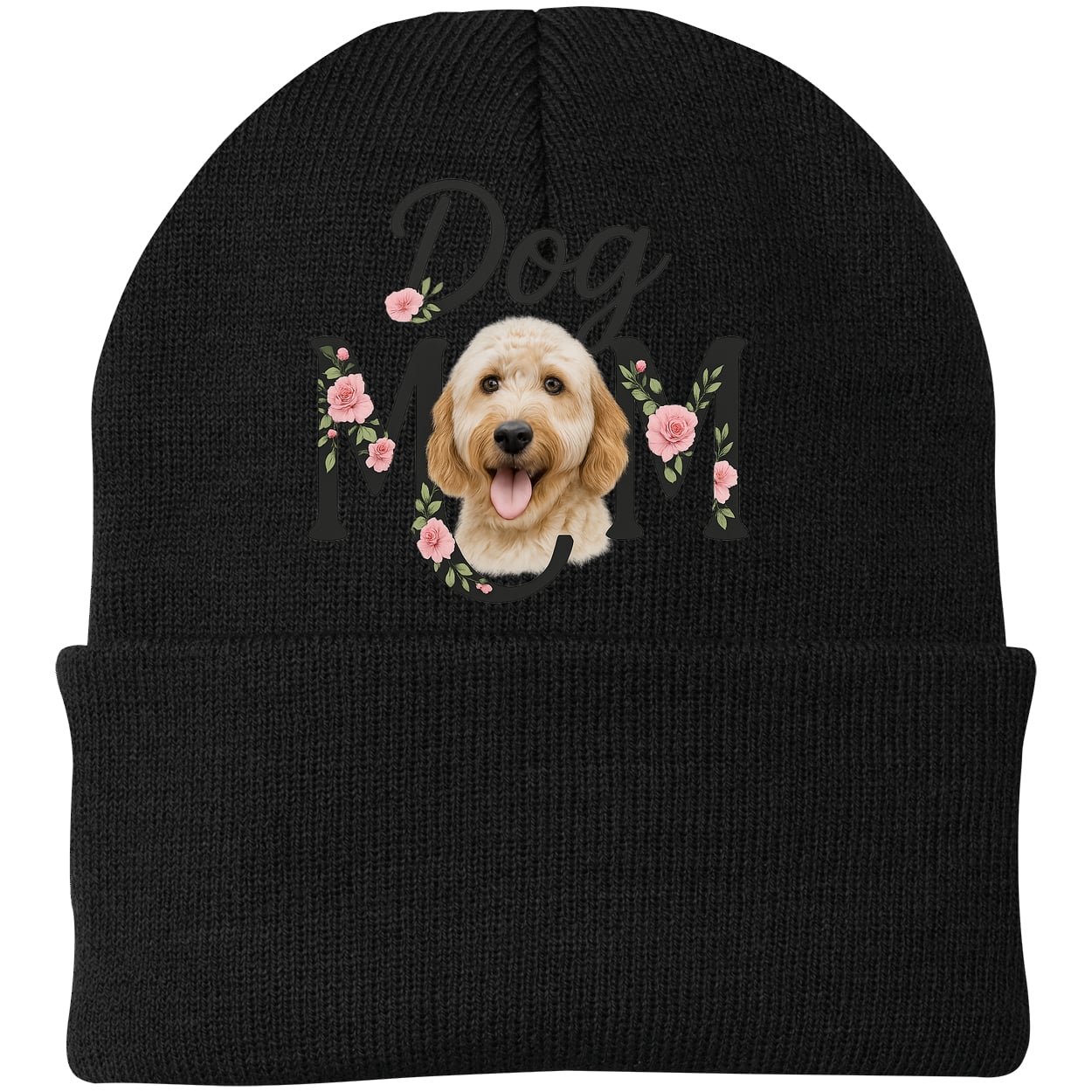 CP90 Port & Company Knit Beanie - Black