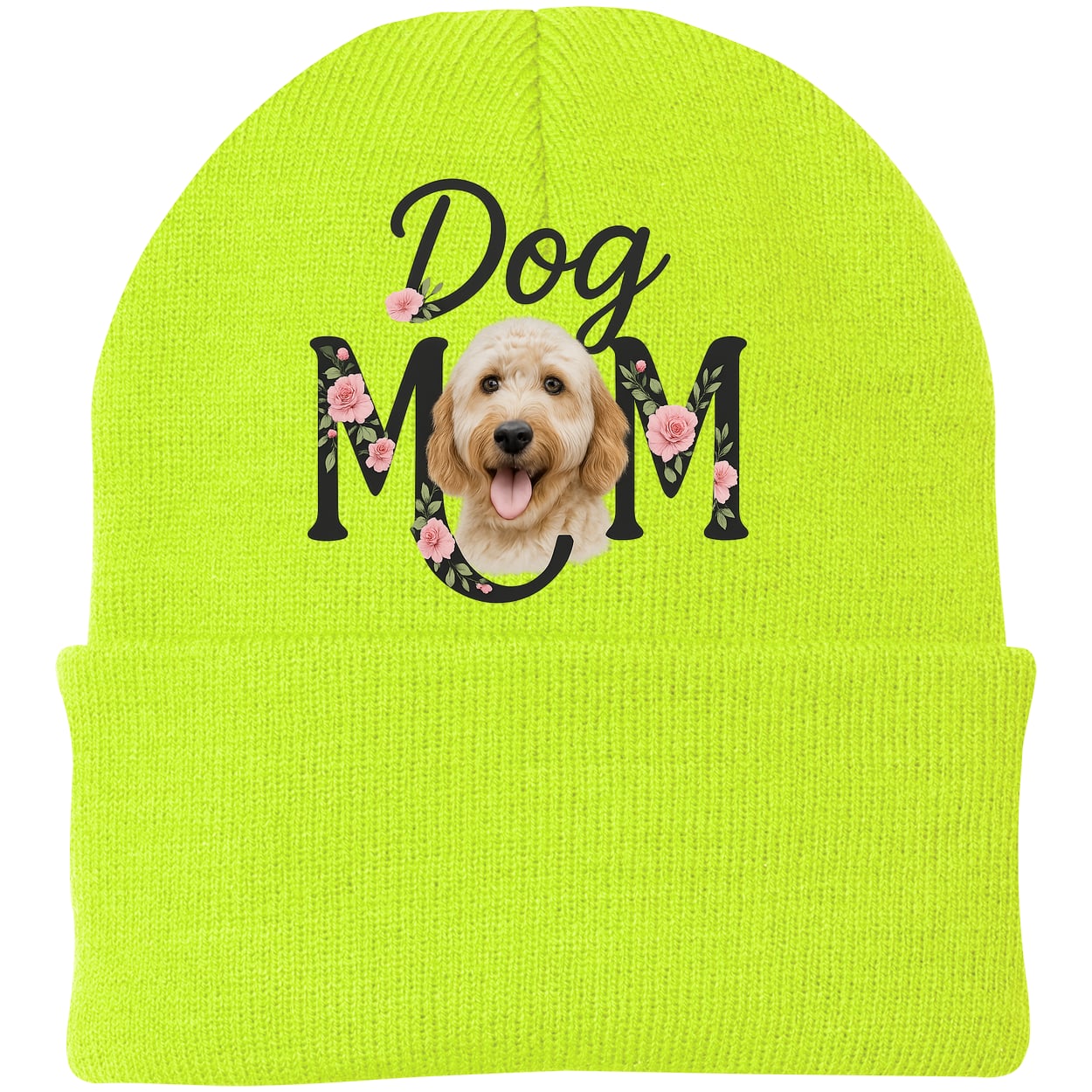 CP90 Port & Company Knit Beanie - Neon Yellow