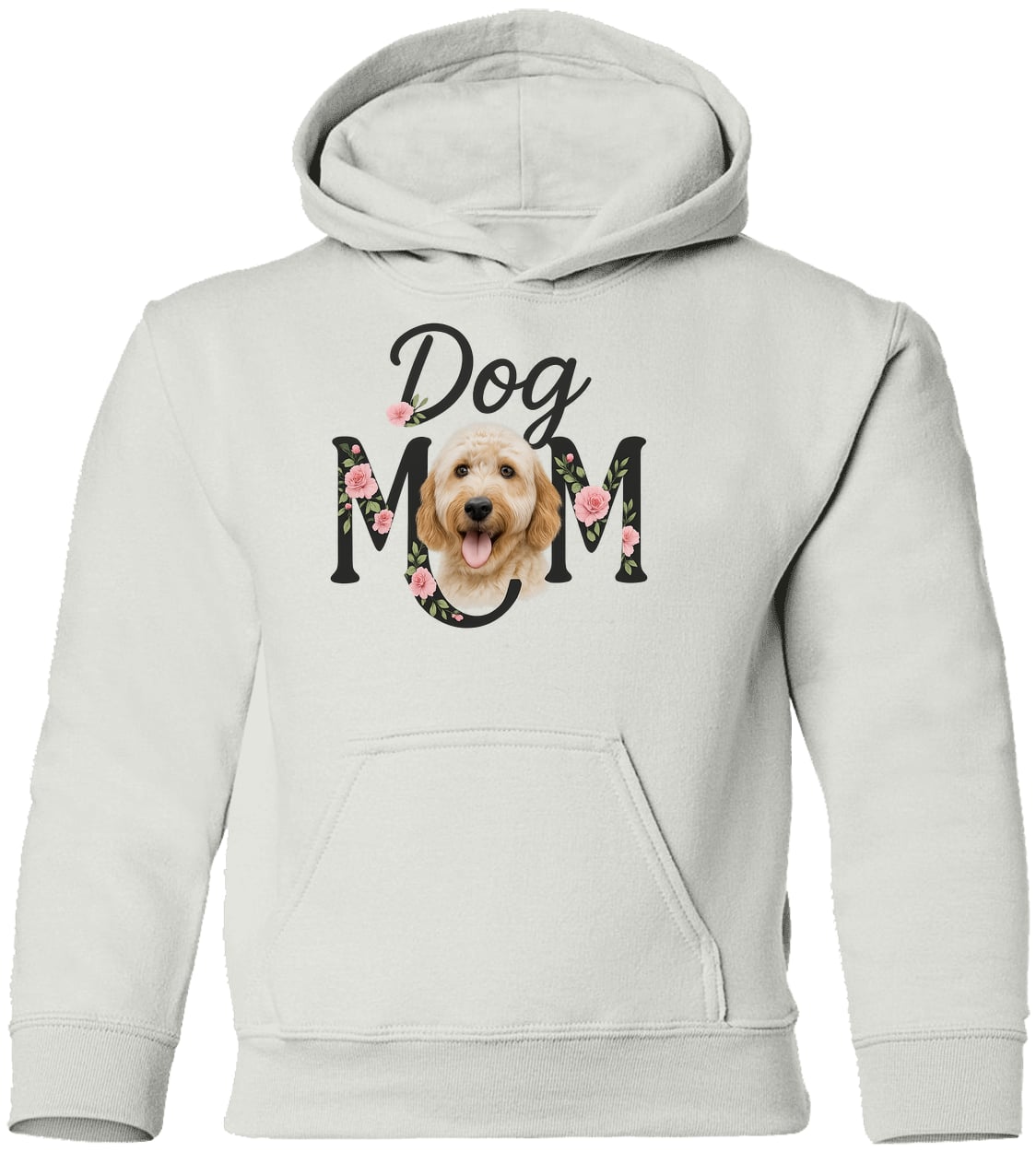 G185B Gildan Youth Pullover Hoodie - White