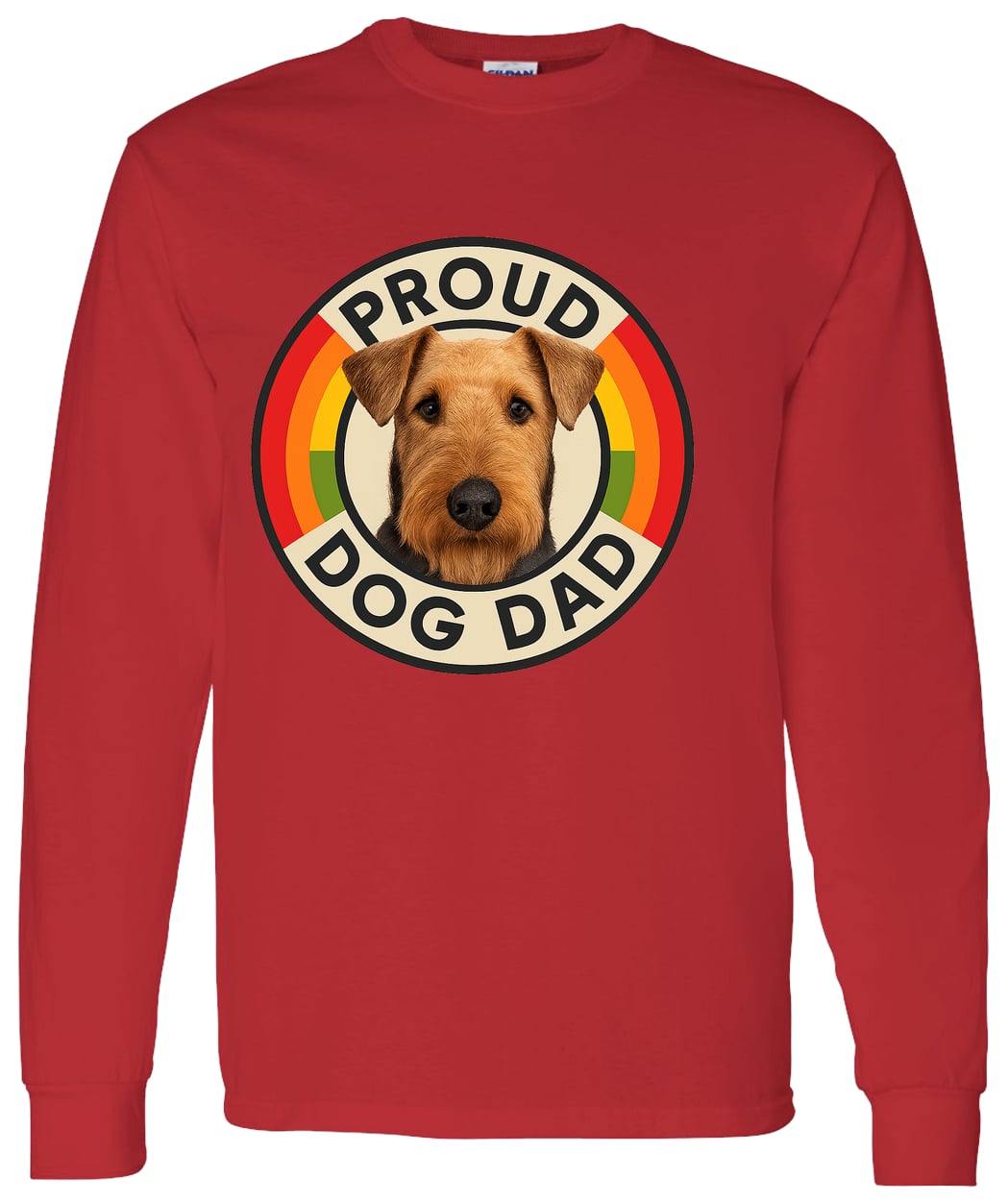 G540 LS T-Shirt 5.3 oz. - Red
