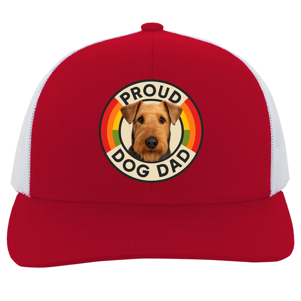 104C Trucker Snap Back - Red/White