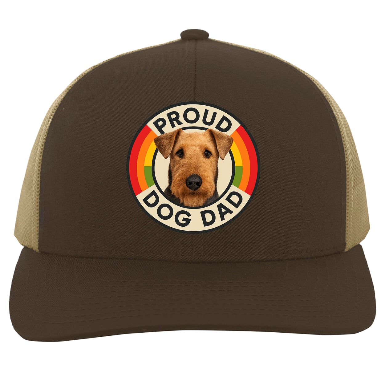 104C Trucker Snap Back - Brown/Khaki