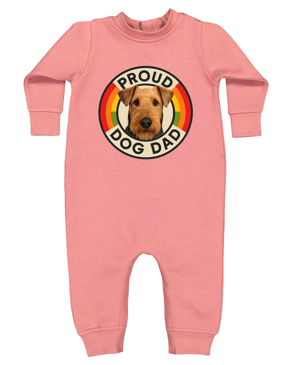 4447 Rabbit Skins Infant Fleece One-Piece Bodysuit - Mauvelous