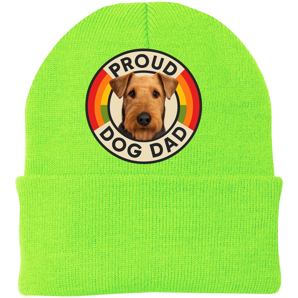 CP90 Port & Company Knit Beanie - Neon Green