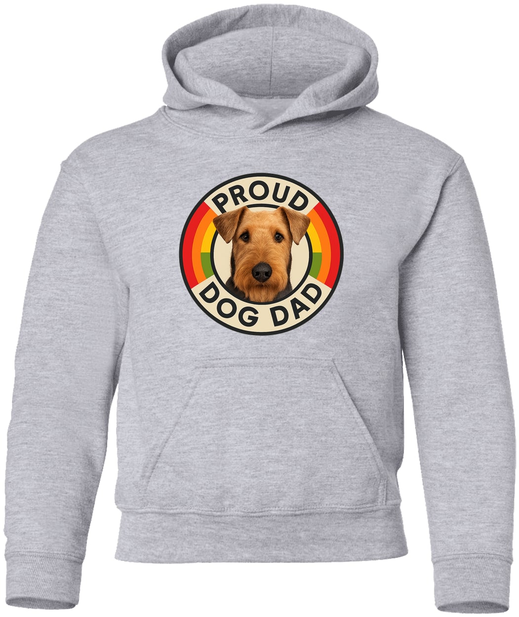 G185B Gildan Youth Pullover Hoodie - Sport Grey
