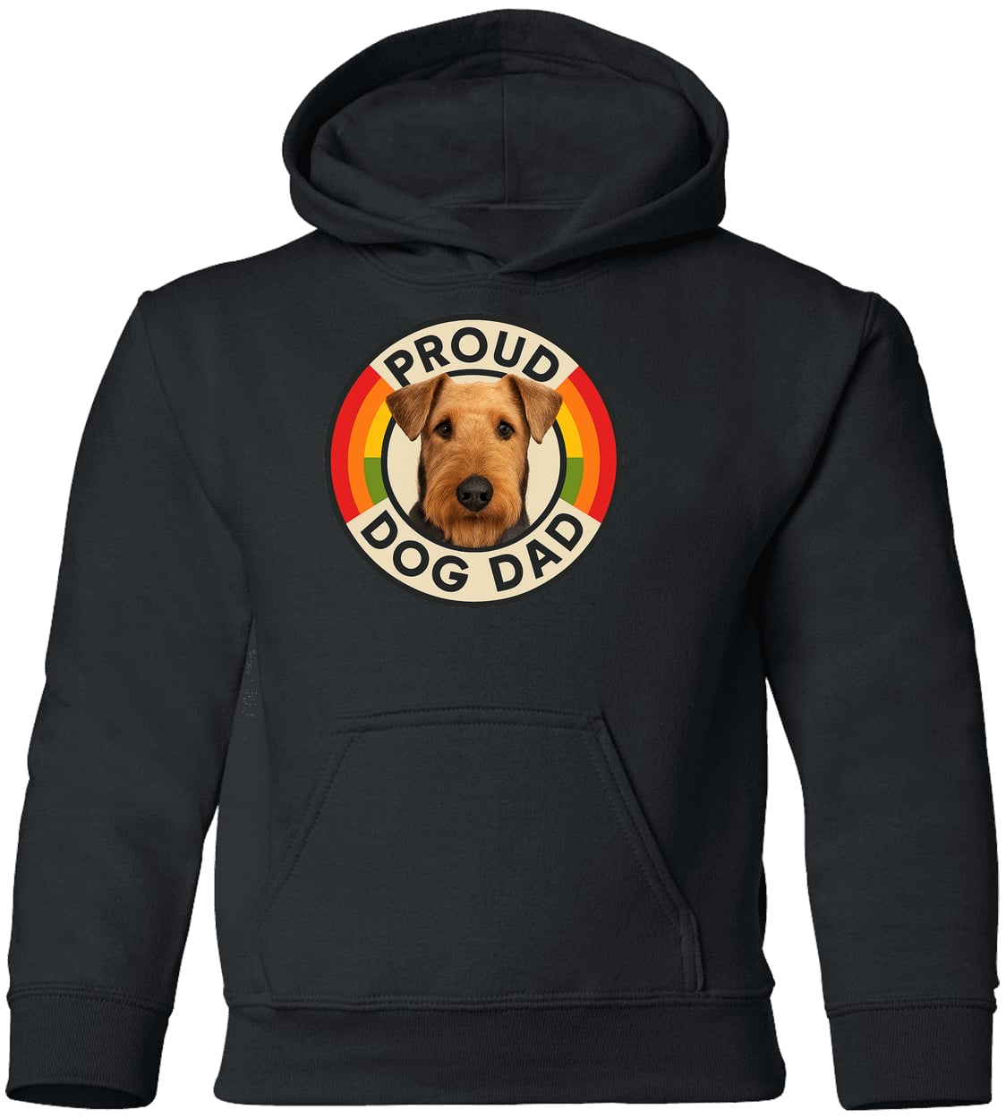 G185B Gildan Youth Pullover Hoodie - Black