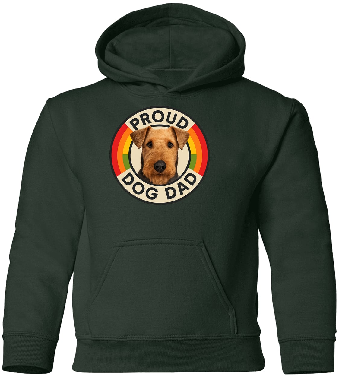 G185B Gildan Youth Pullover Hoodie - Forest Green