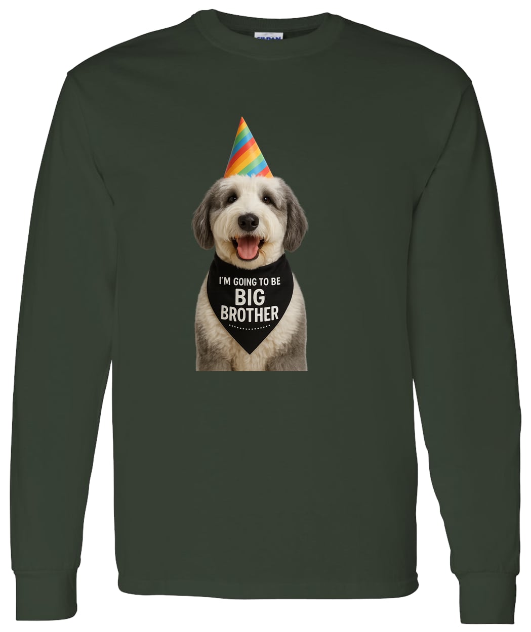 G540 LS T-Shirt 5.3 oz. - Forest Green