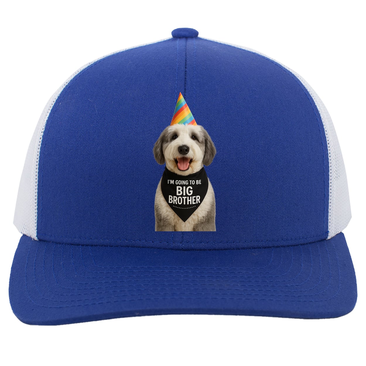 104C Trucker Snap Back - Royal/White