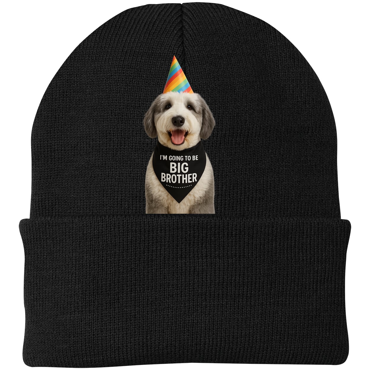 CP90 Port & Company Knit Beanie - Black