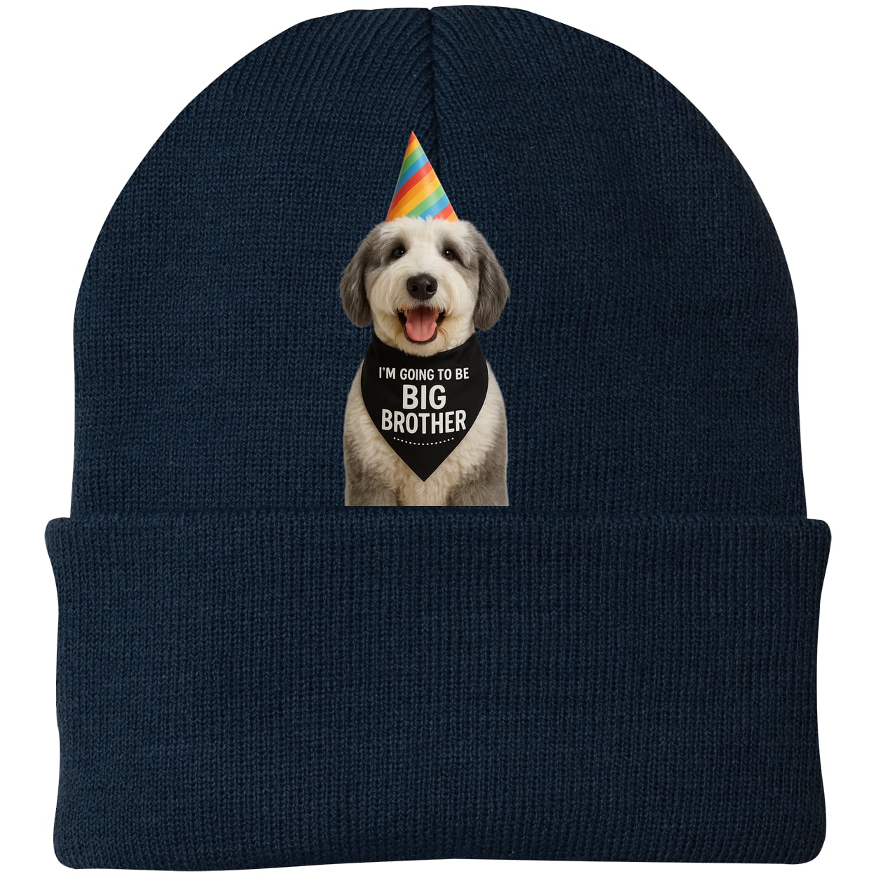 CP90 Port & Company Knit Beanie - Navy