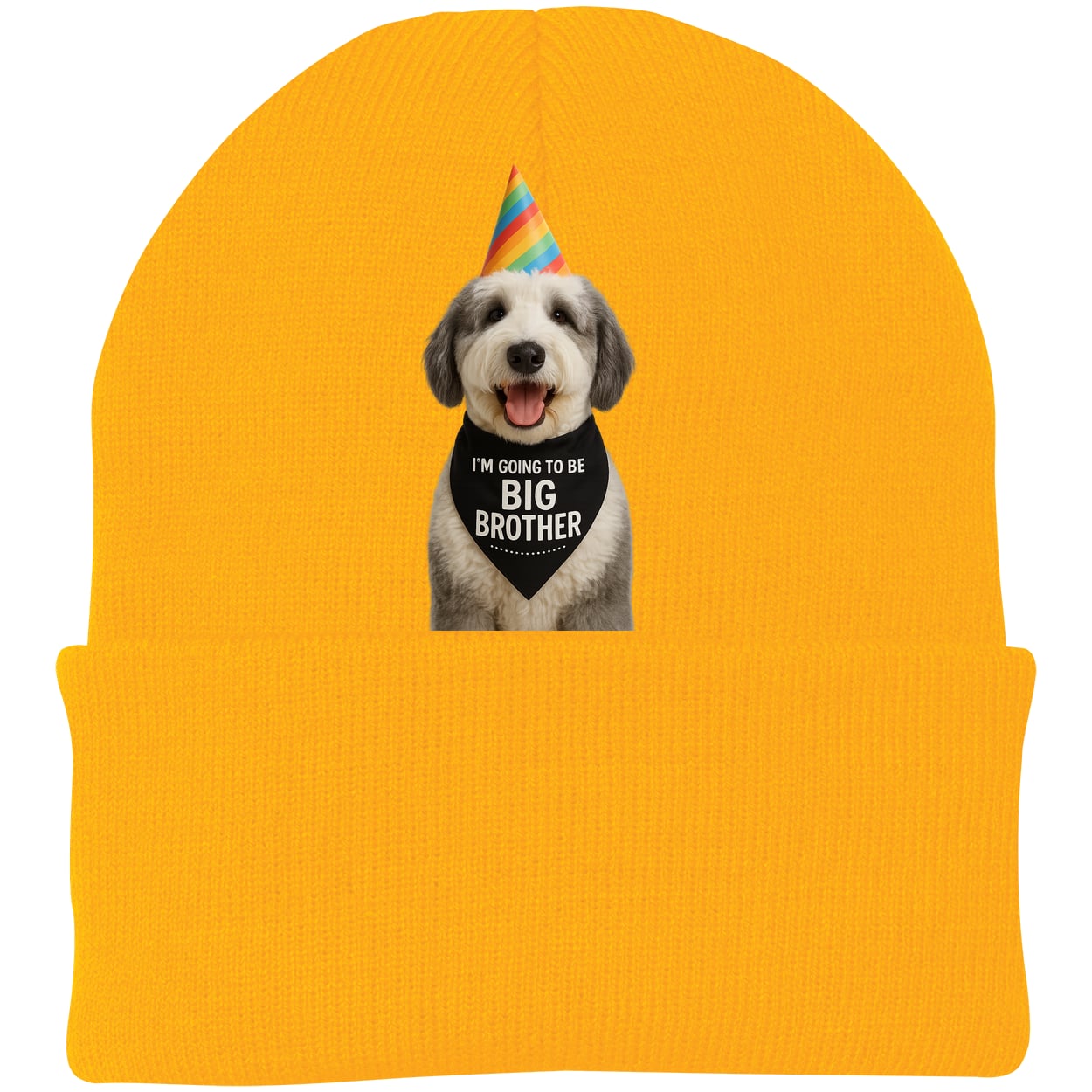 CP90 Port & Company Knit Beanie - Athletic Gold