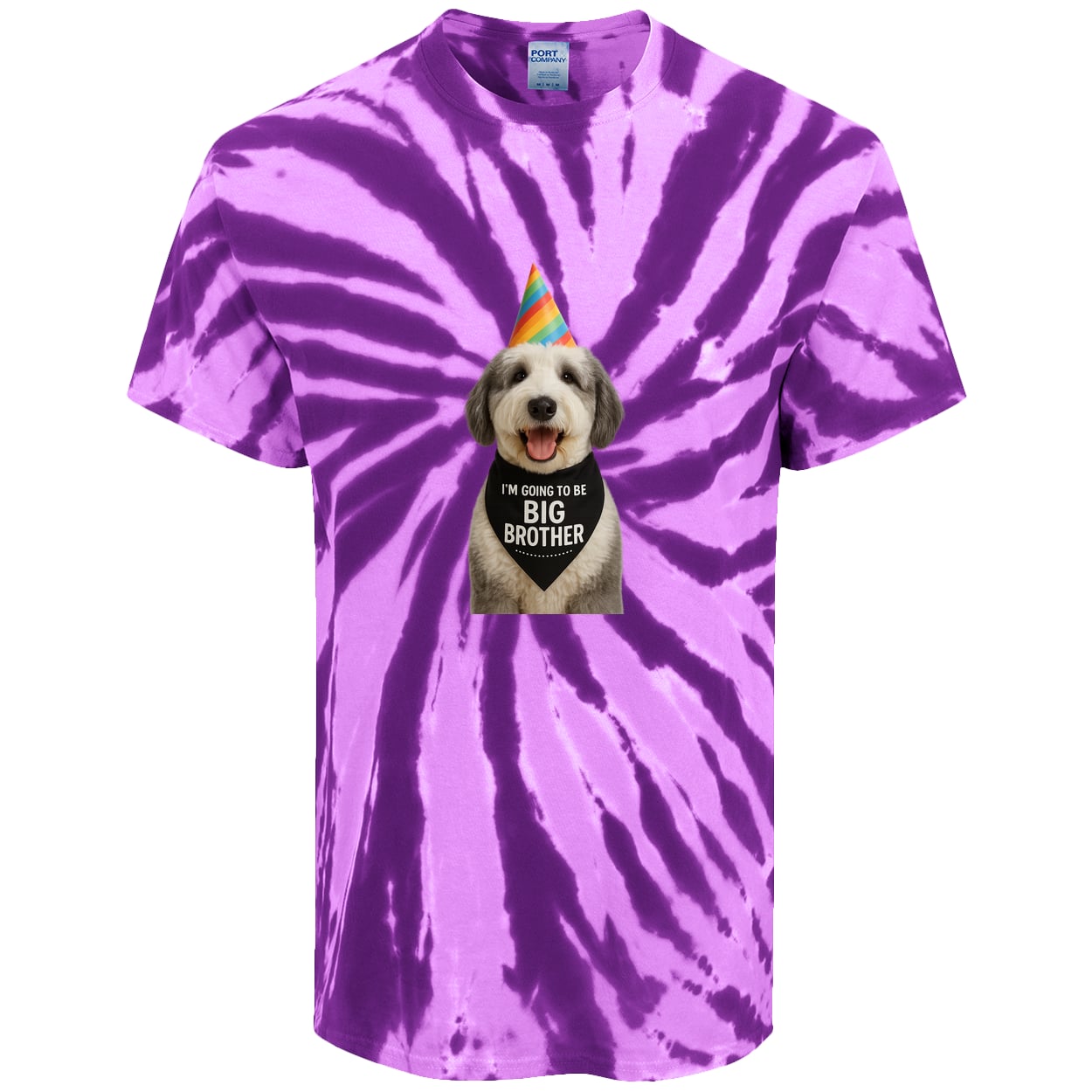 PC147 Port & Company Tie-Dye Tee - Purple