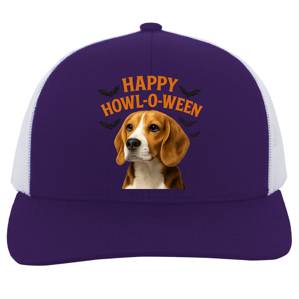 104C Trucker Snap Back - Purple/White