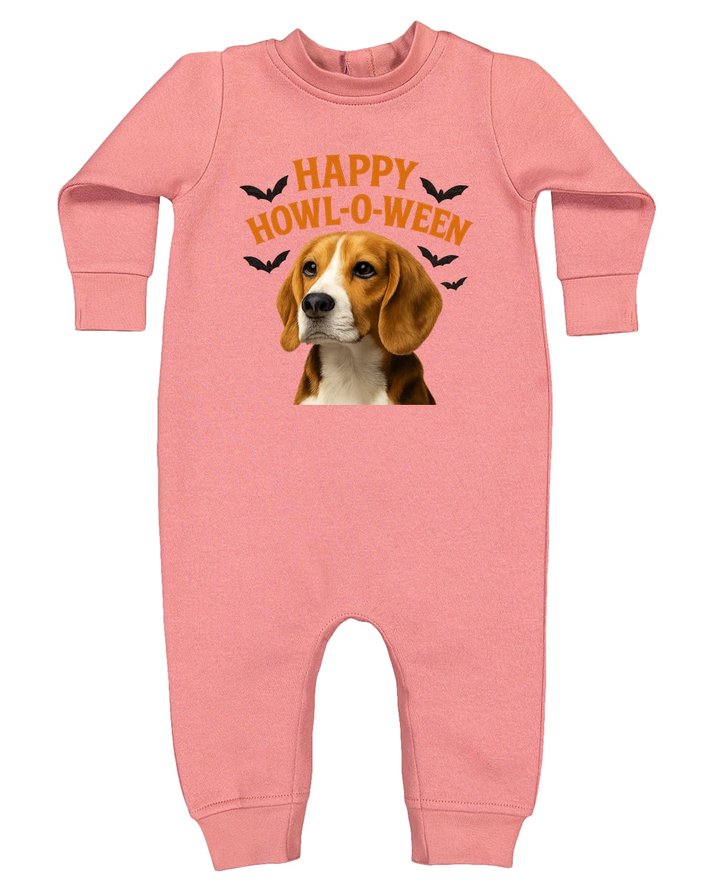 4447 Rabbit Skins Infant Fleece One-Piece Bodysuit - Mauvelous