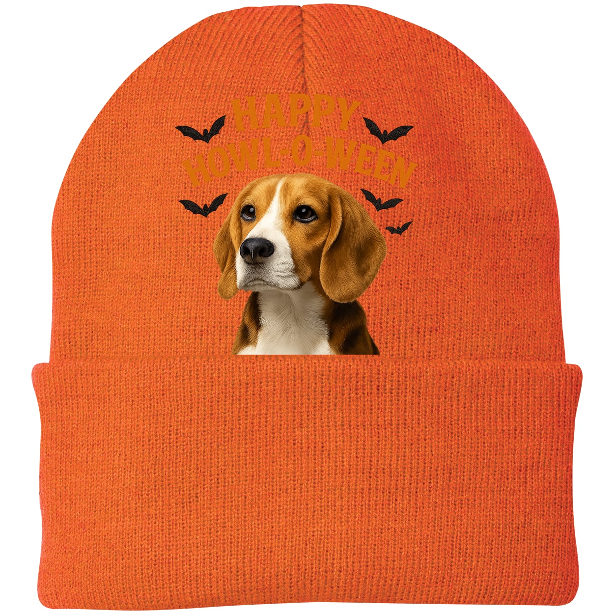 CP90 Port & Company Knit Beanie - Neon Orange