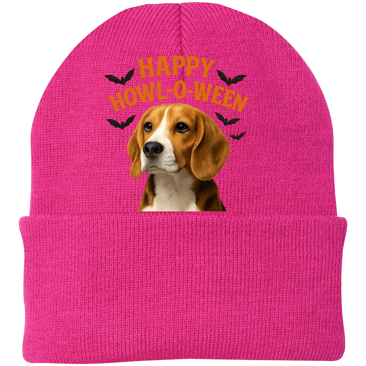 CP90 Port & Company Knit Beanie - Neon Pink