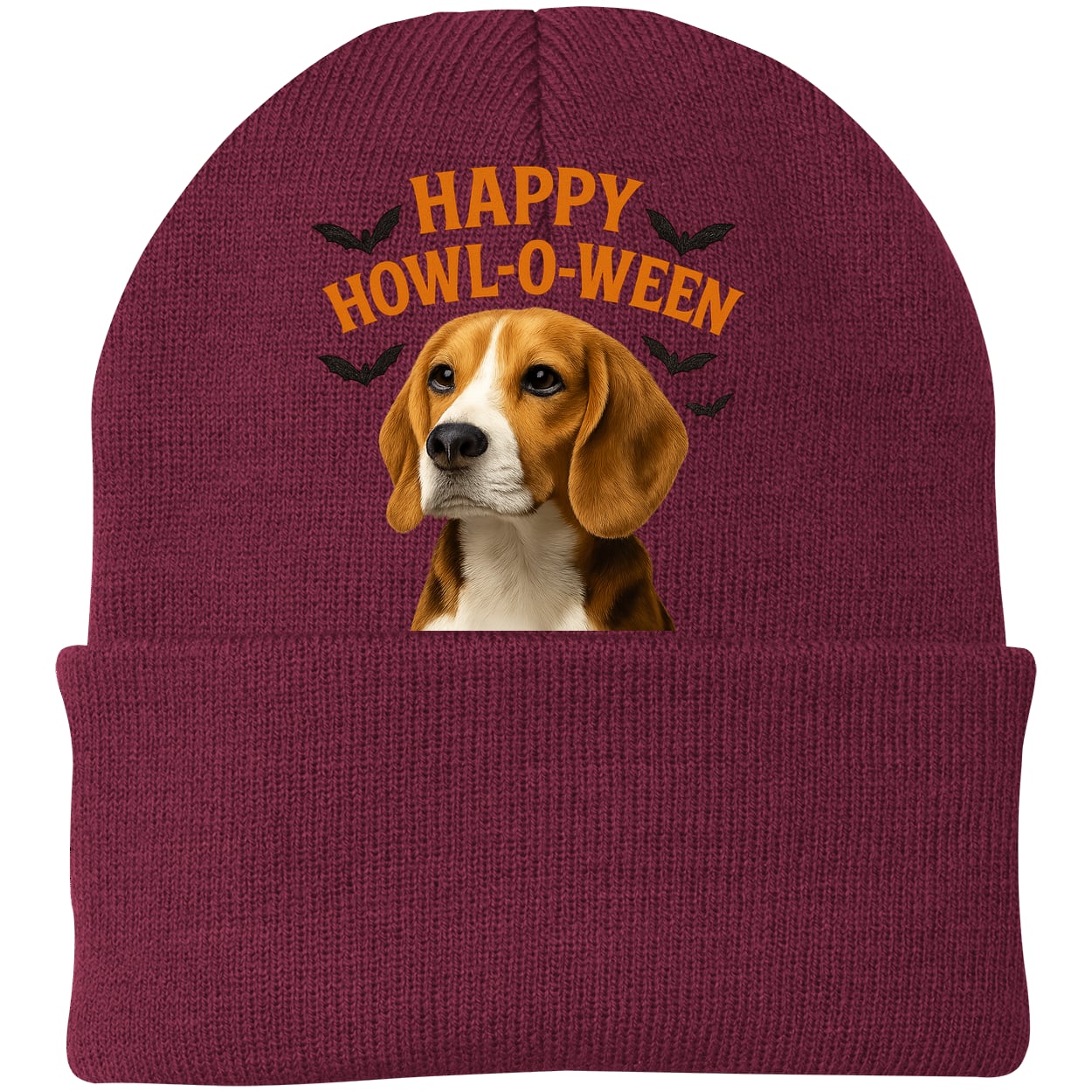 CP90 Port & Company Knit Beanie - Maroon