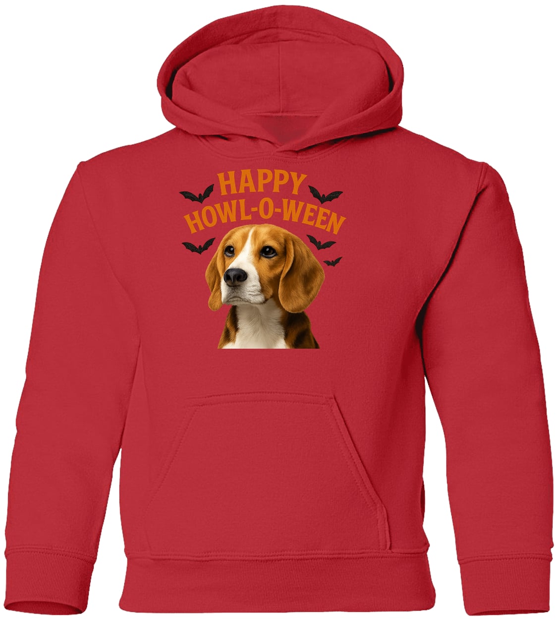 G185B Gildan Youth Pullover Hoodie - Red