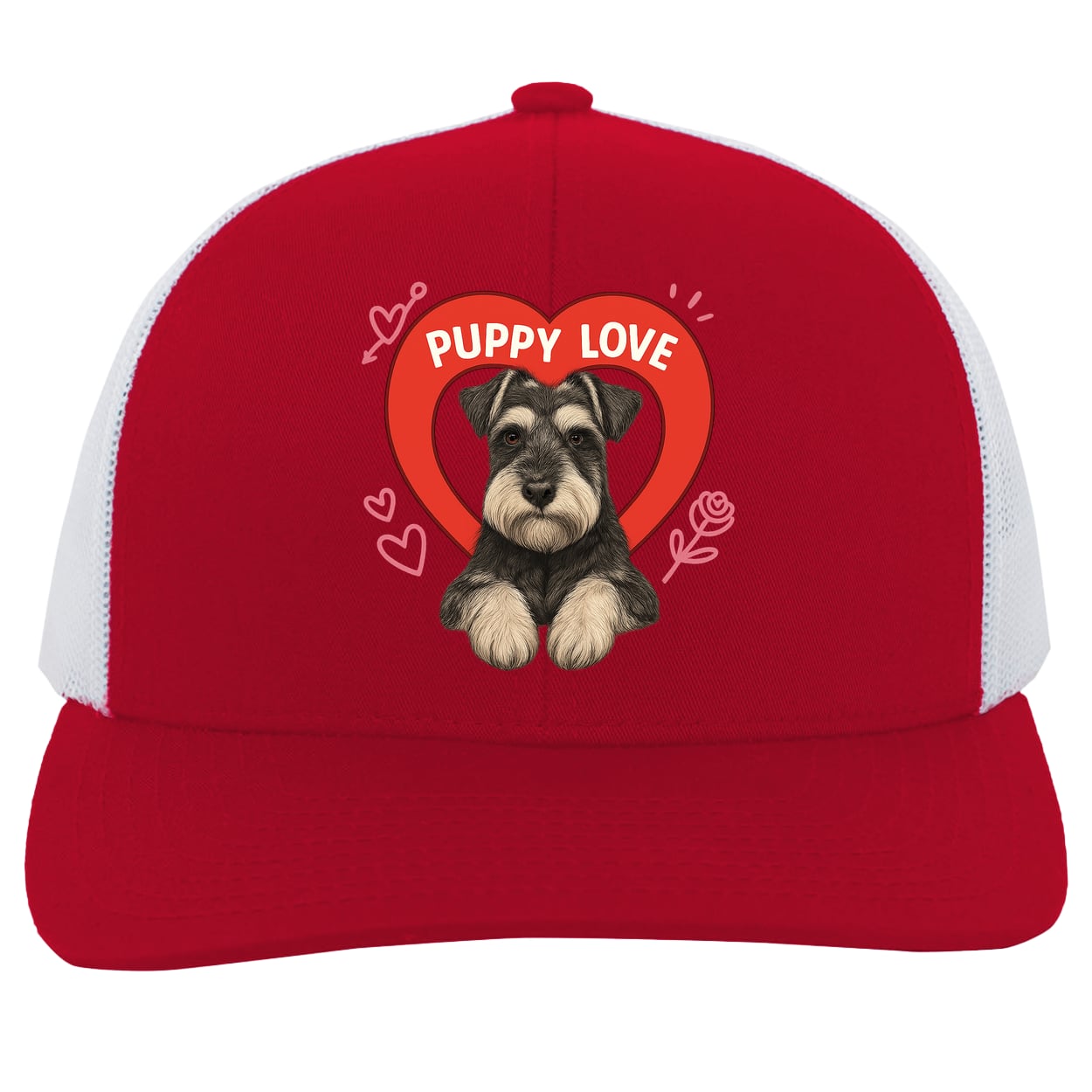 104C Trucker Snap Back - Red/White