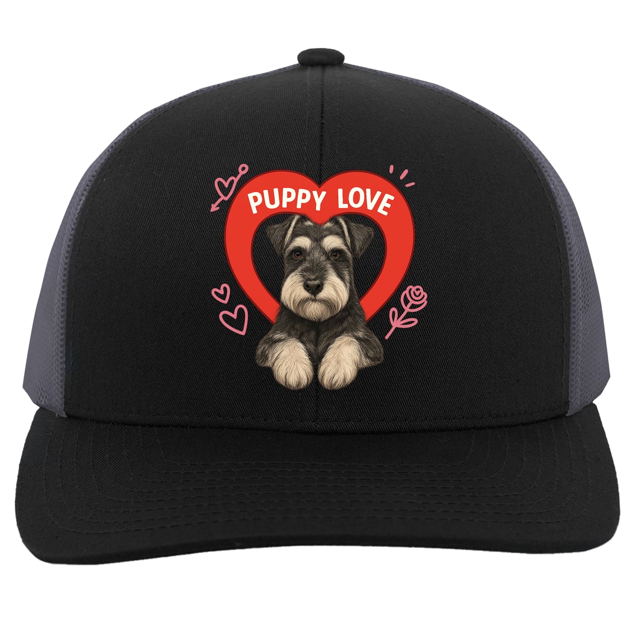 104C Trucker Snap Back - Black/Graphite