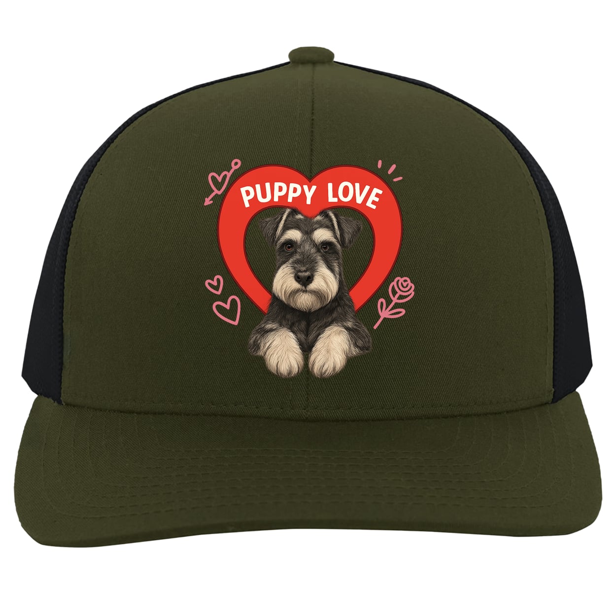 104C Trucker Snap Back - Moss/Charcoal