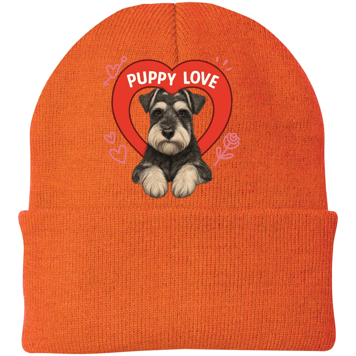 CP90 Port & Company Knit Beanie - Neon Orange