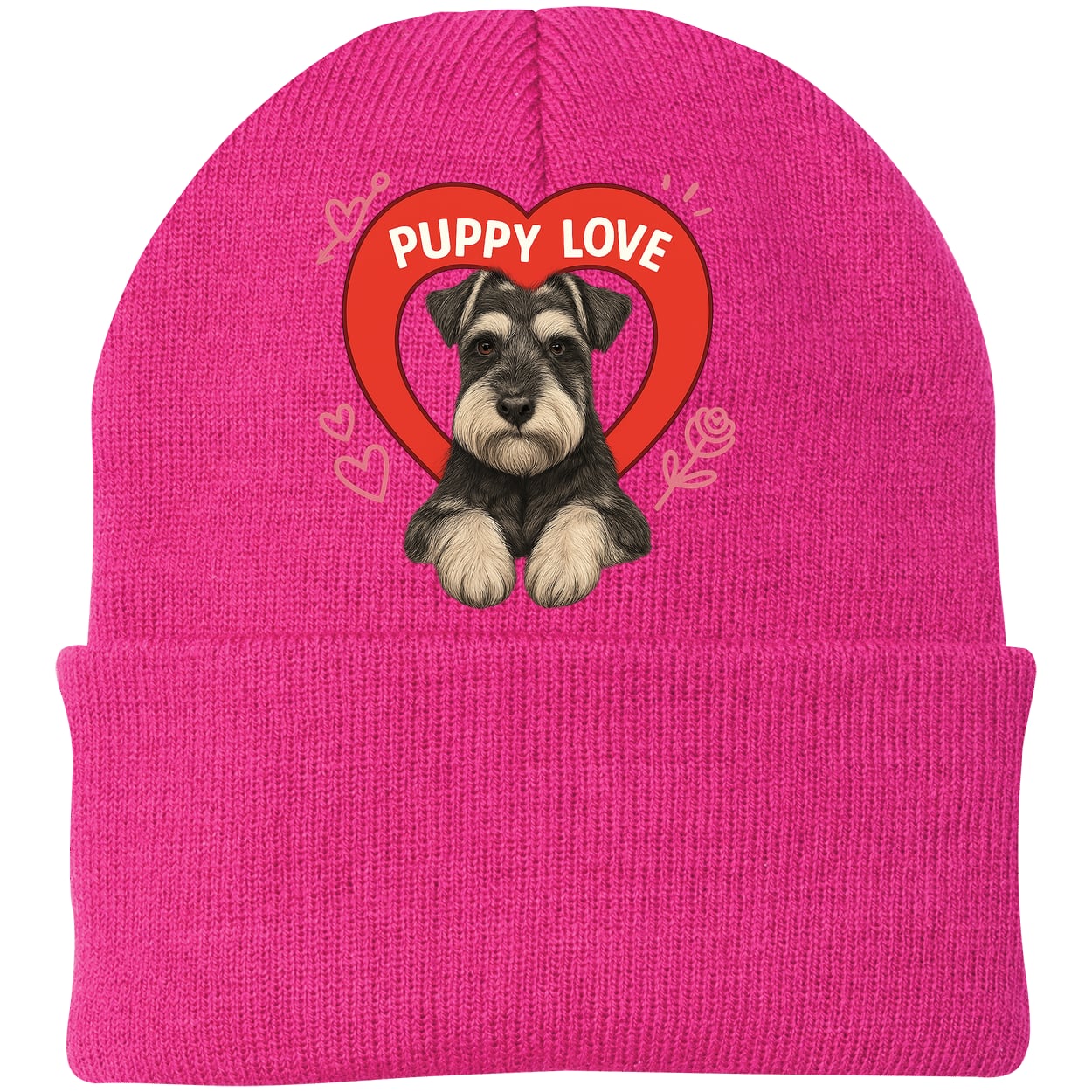 CP90 Port & Company Knit Beanie - Neon Pink