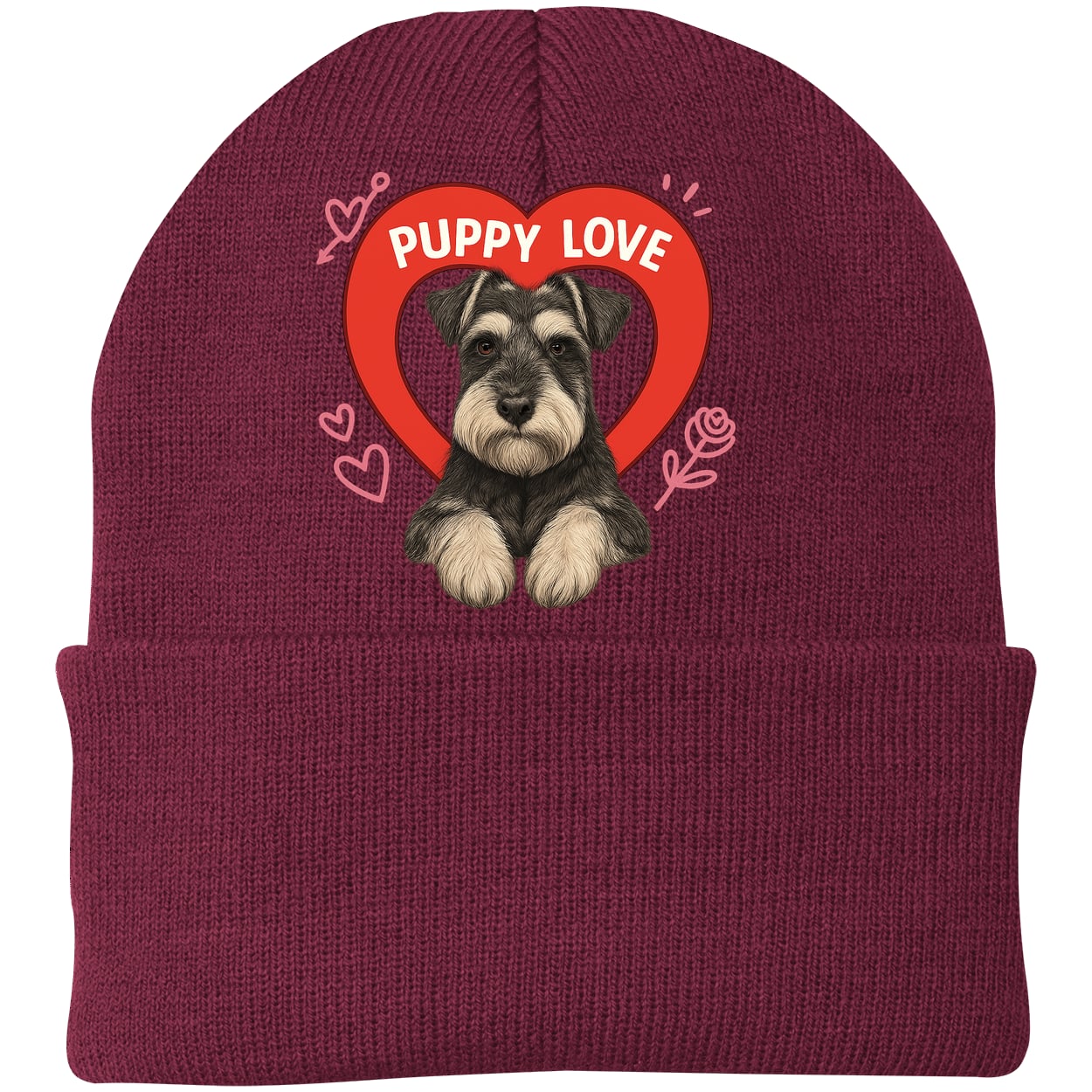 CP90 Port & Company Knit Beanie - Maroon