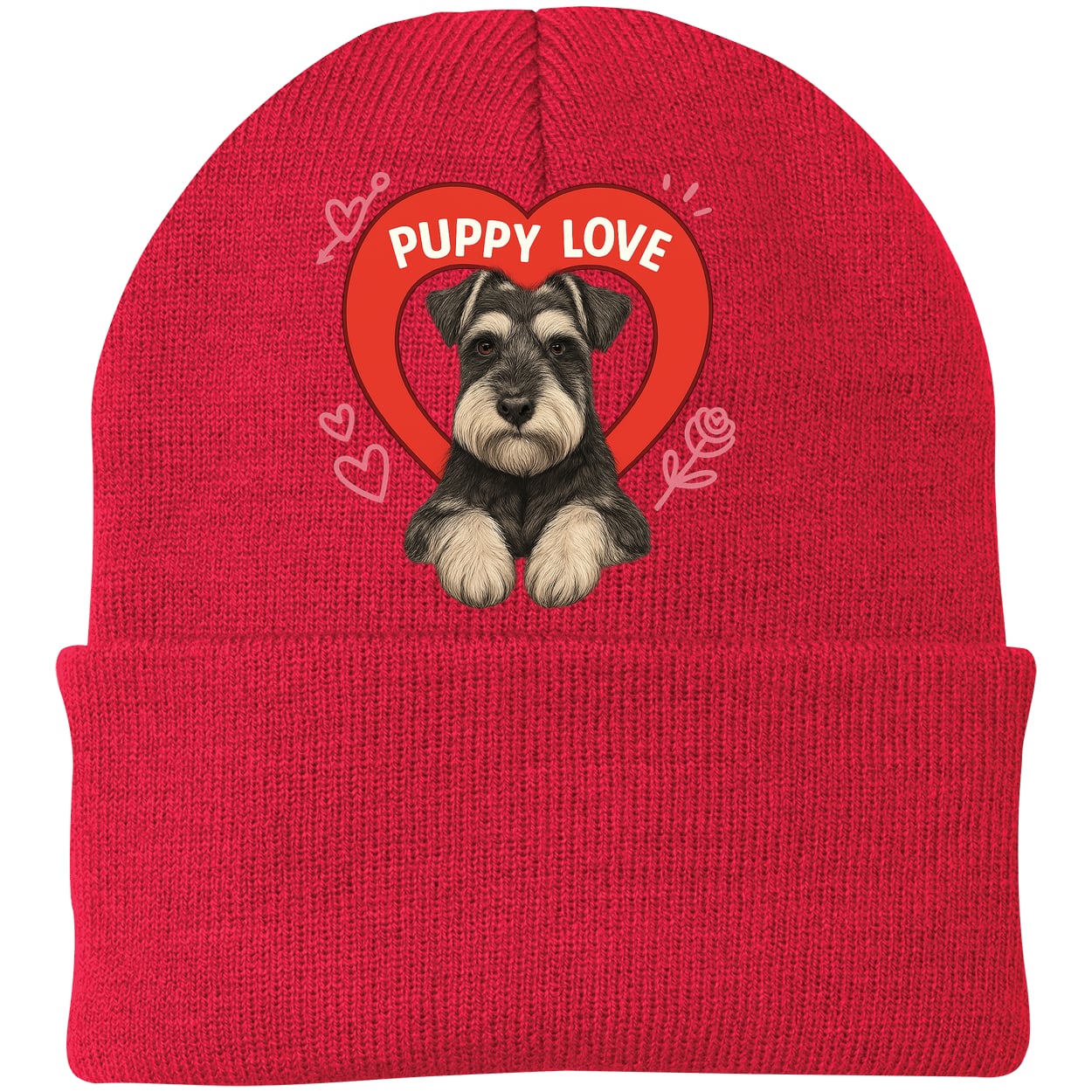 CP90 Port & Company Knit Beanie - Athletic Red