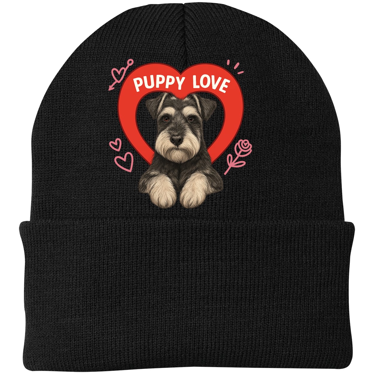 CP90 Port & Company Knit Beanie - Black