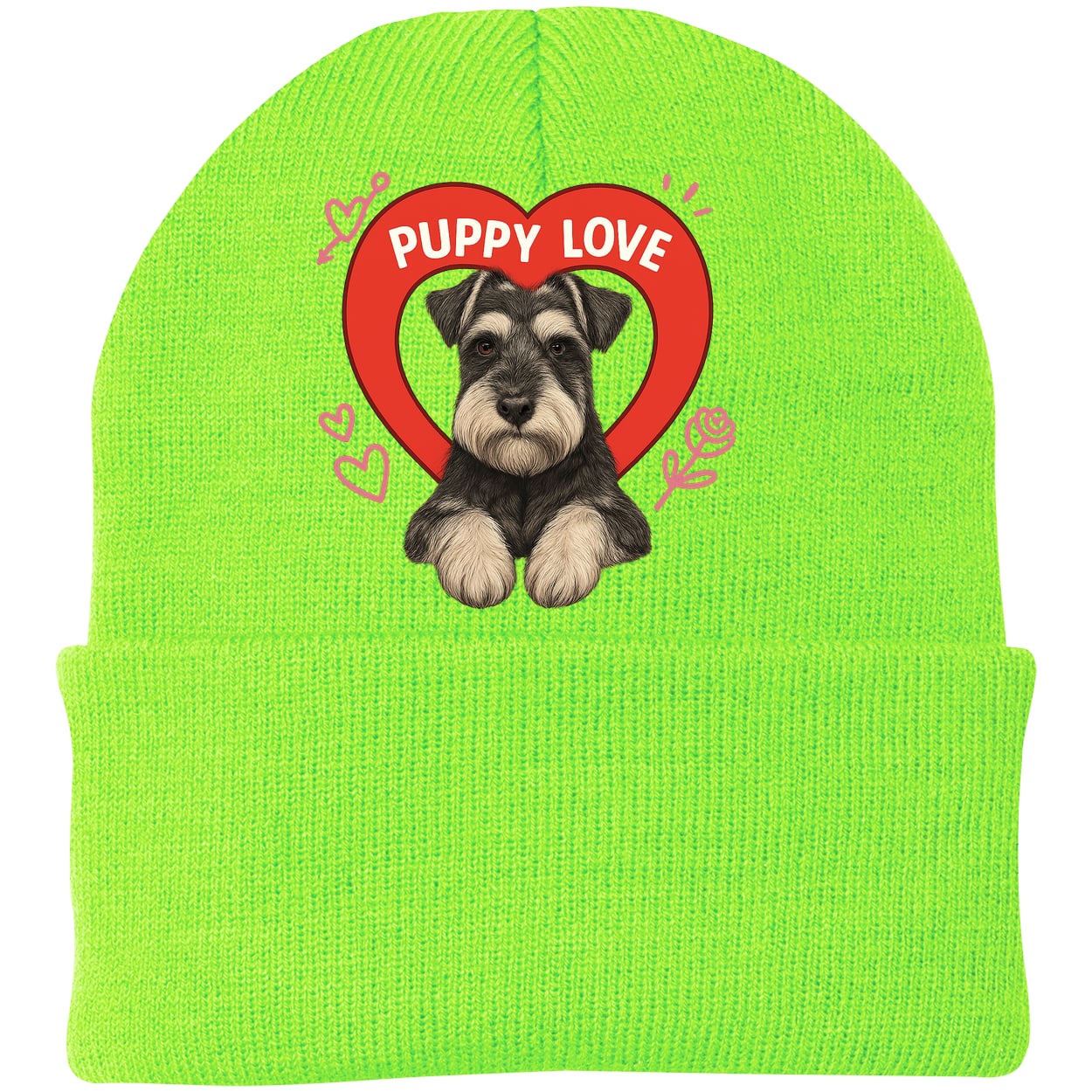 CP90 Port & Company Knit Beanie - Neon Green