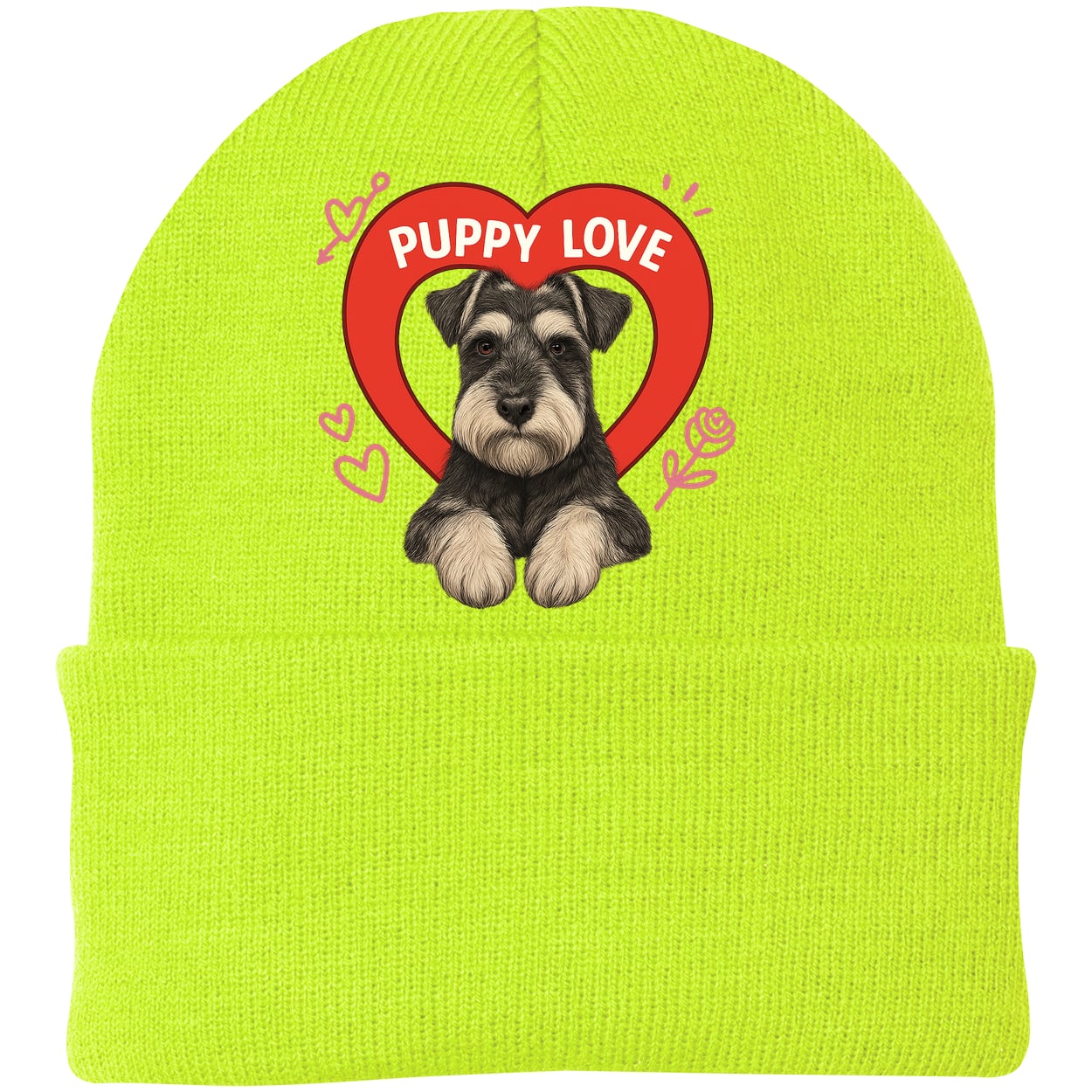 CP90 Port & Company Knit Beanie - Neon Yellow