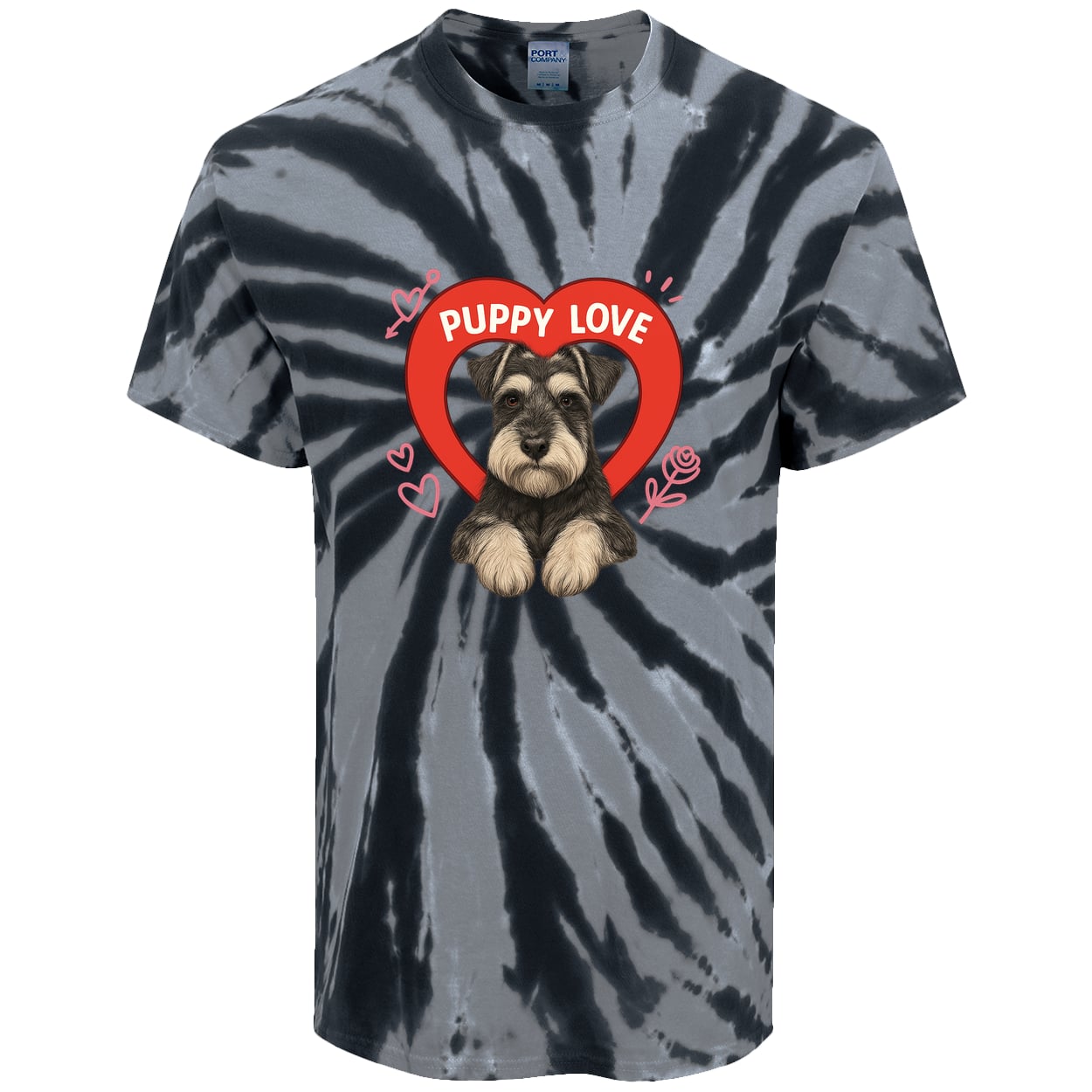 PC147 Port & Company Tie-Dye Tee - Black