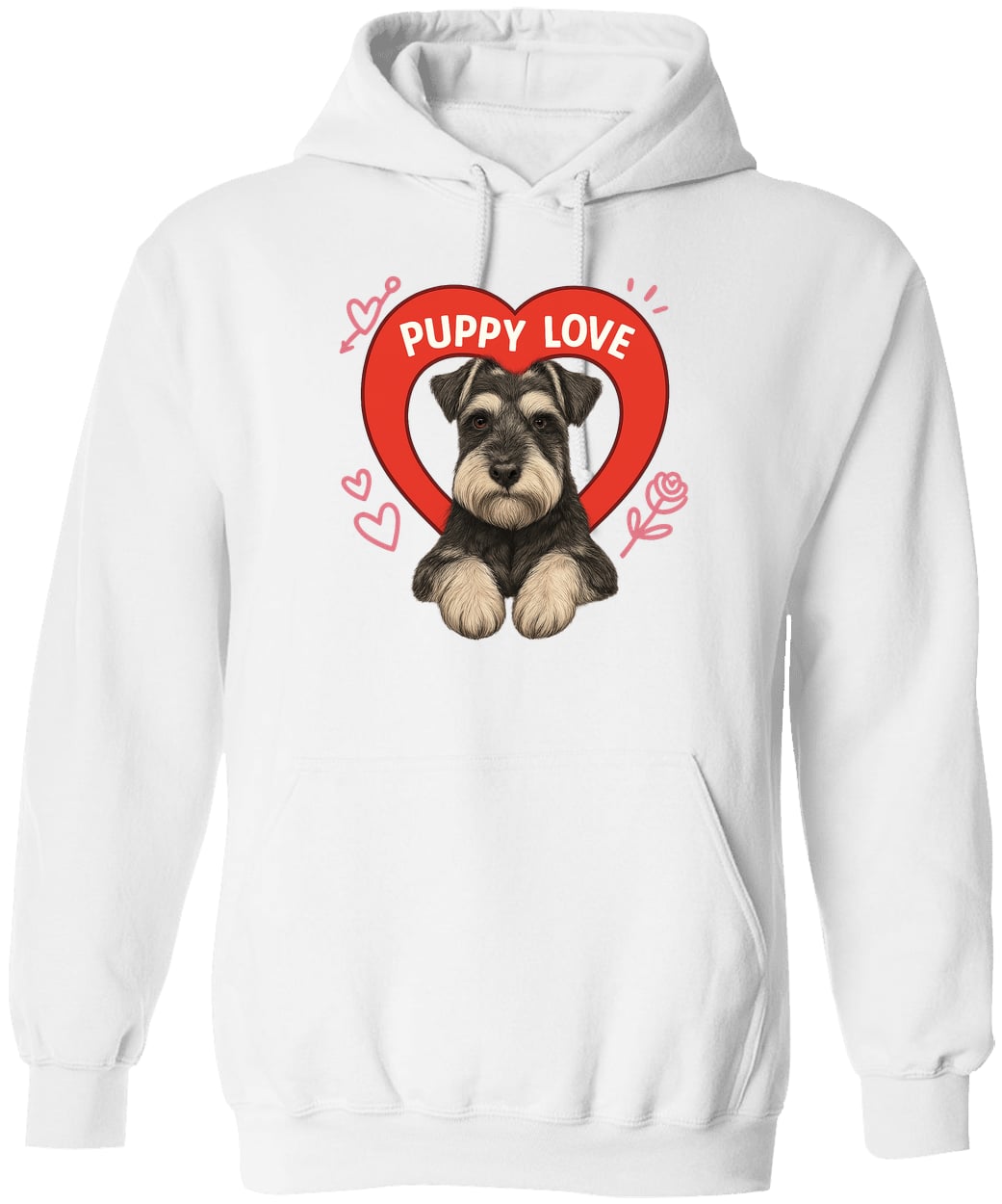 G185 Gildan Pullover Hoodie - White