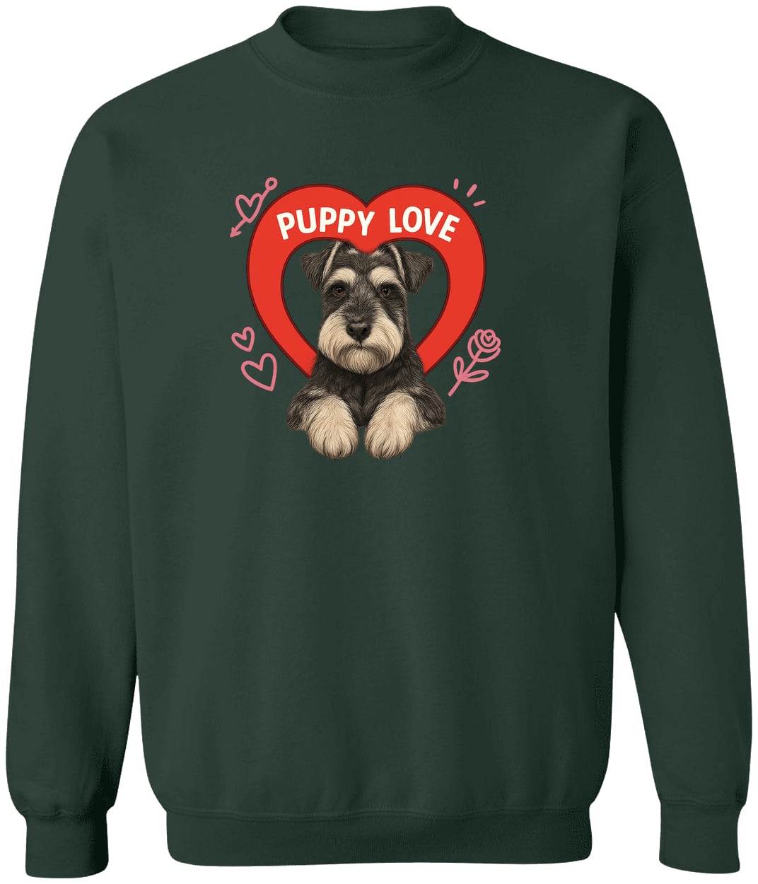 G180 Gildan Crewneck Pullover Sweatshirt - Forest Green