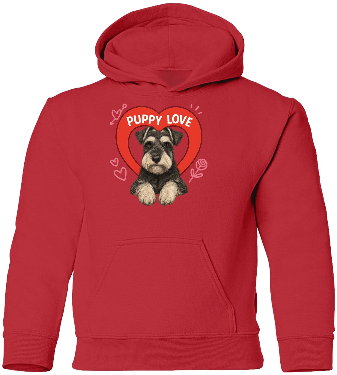 G185B Gildan Youth Pullover Hoodie - Red