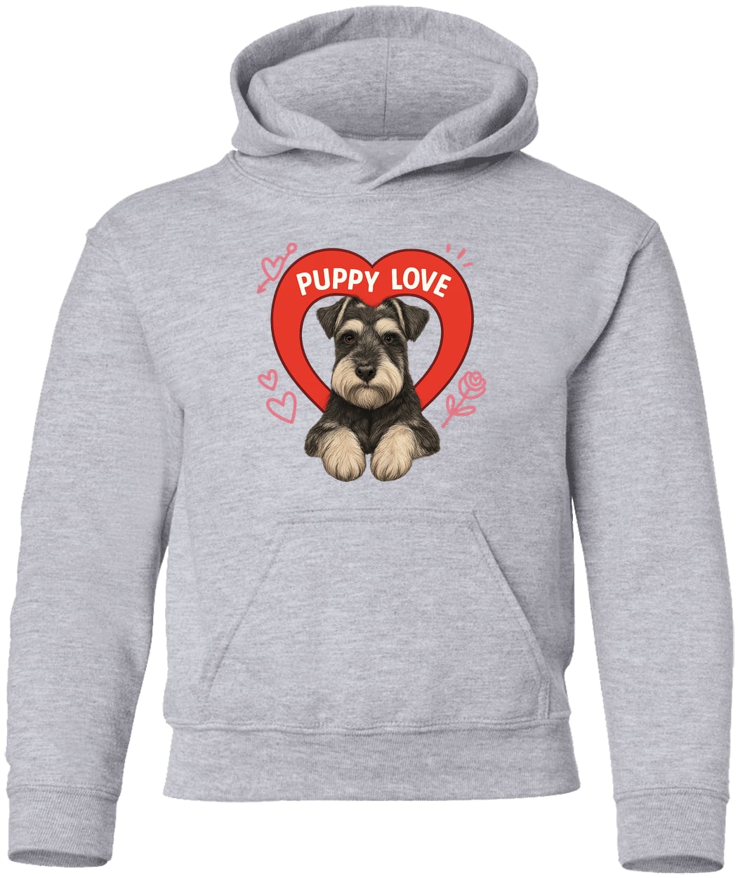 G185B Gildan Youth Pullover Hoodie - Sport Grey