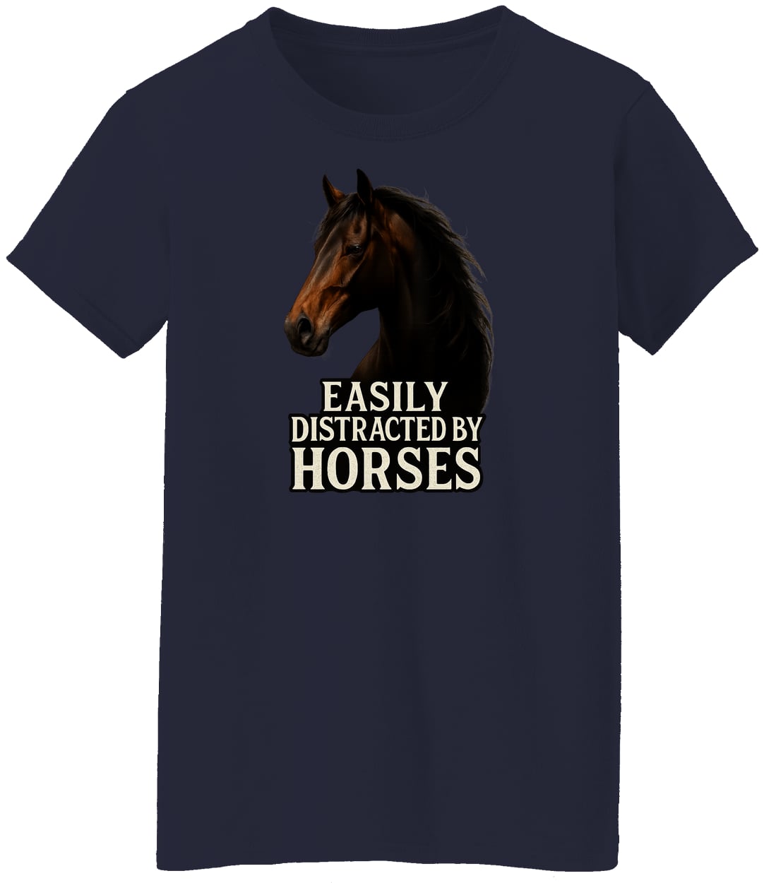 G500L Ladies' 5.3 oz. T-Shirt - Navy