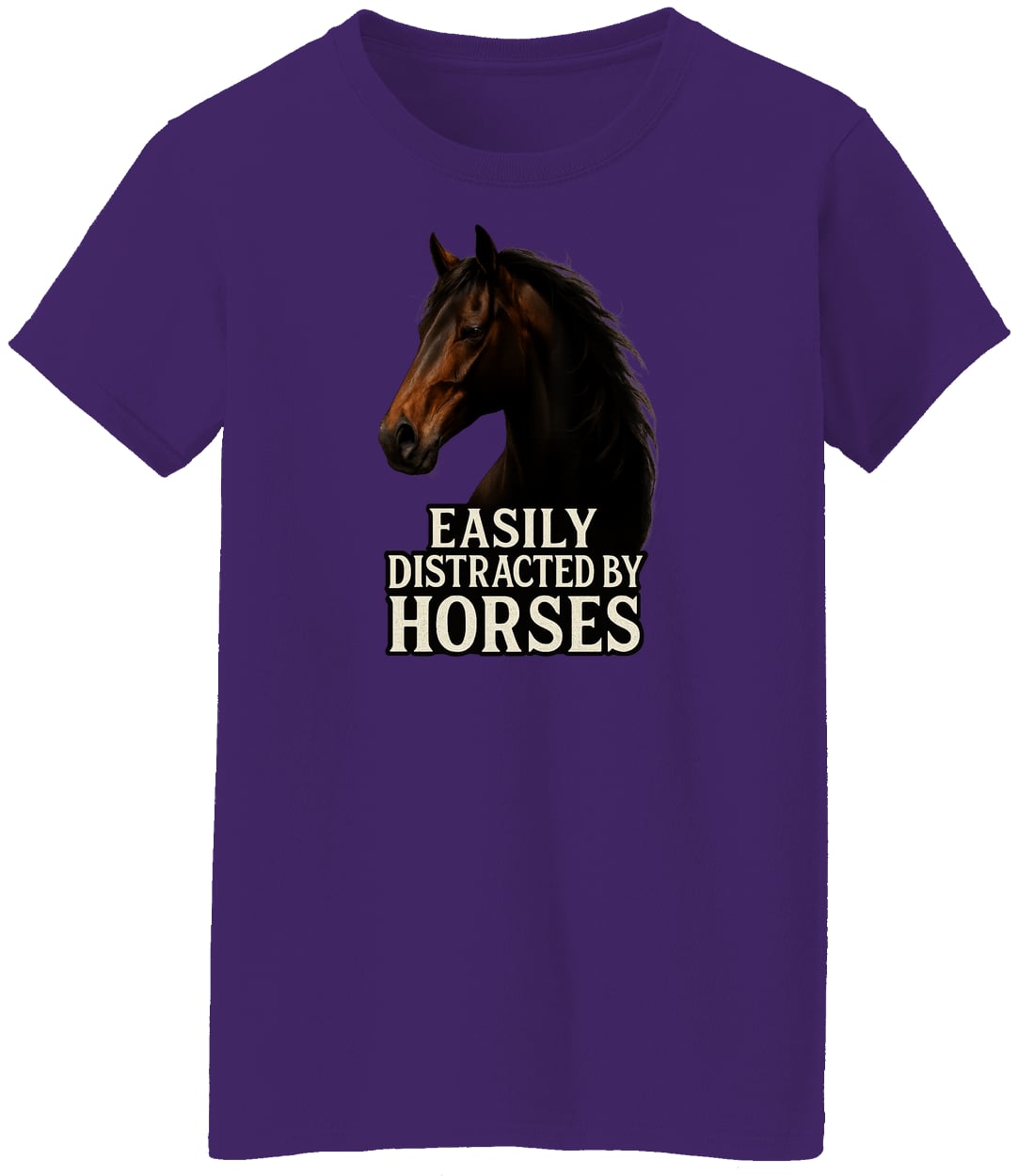 G500L Ladies' 5.3 oz. T-Shirt - Purple