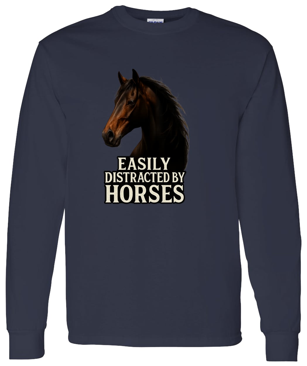 G540 LS T-Shirt 5.3 oz. - Navy