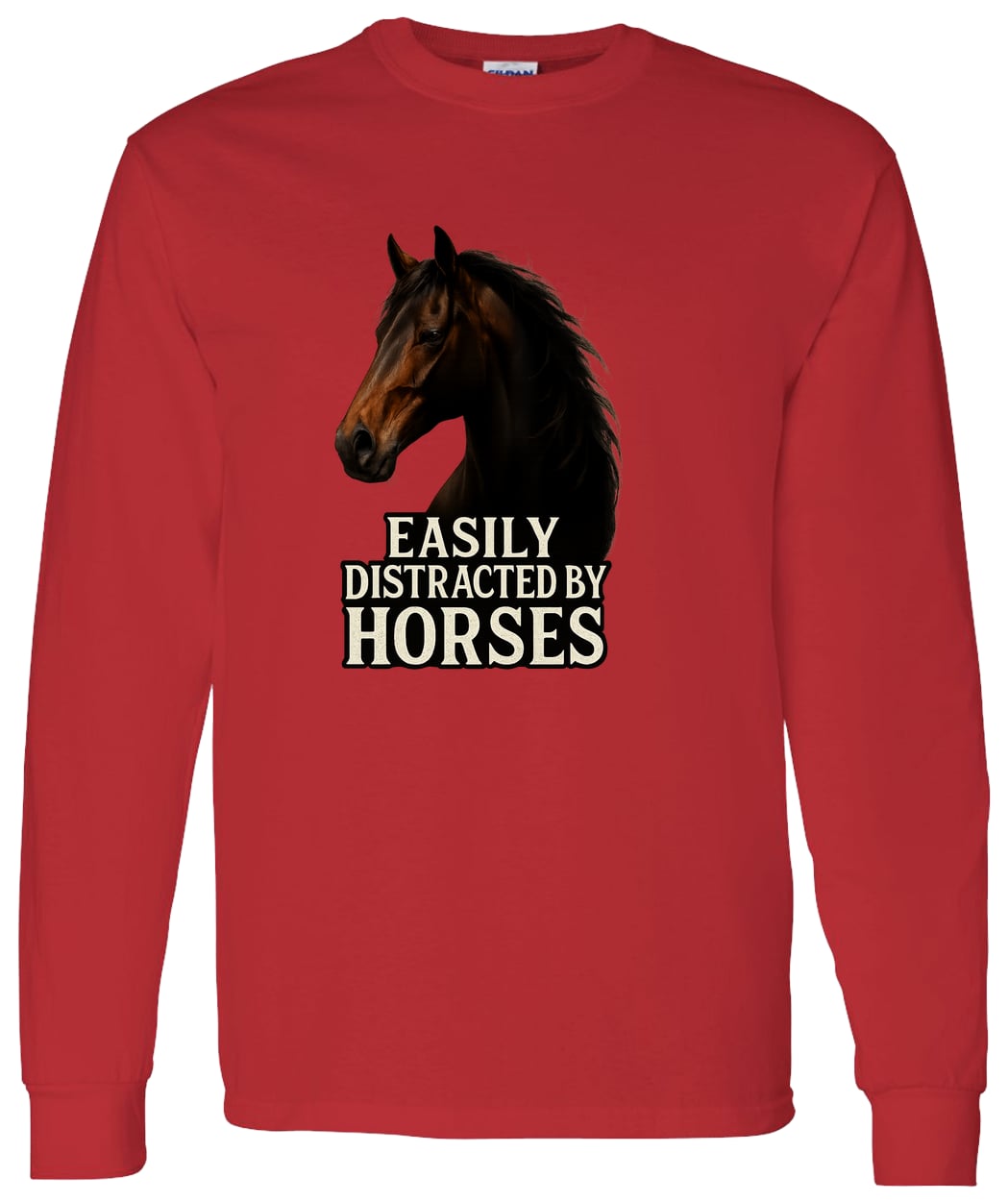 G540 LS T-Shirt 5.3 oz. - Red