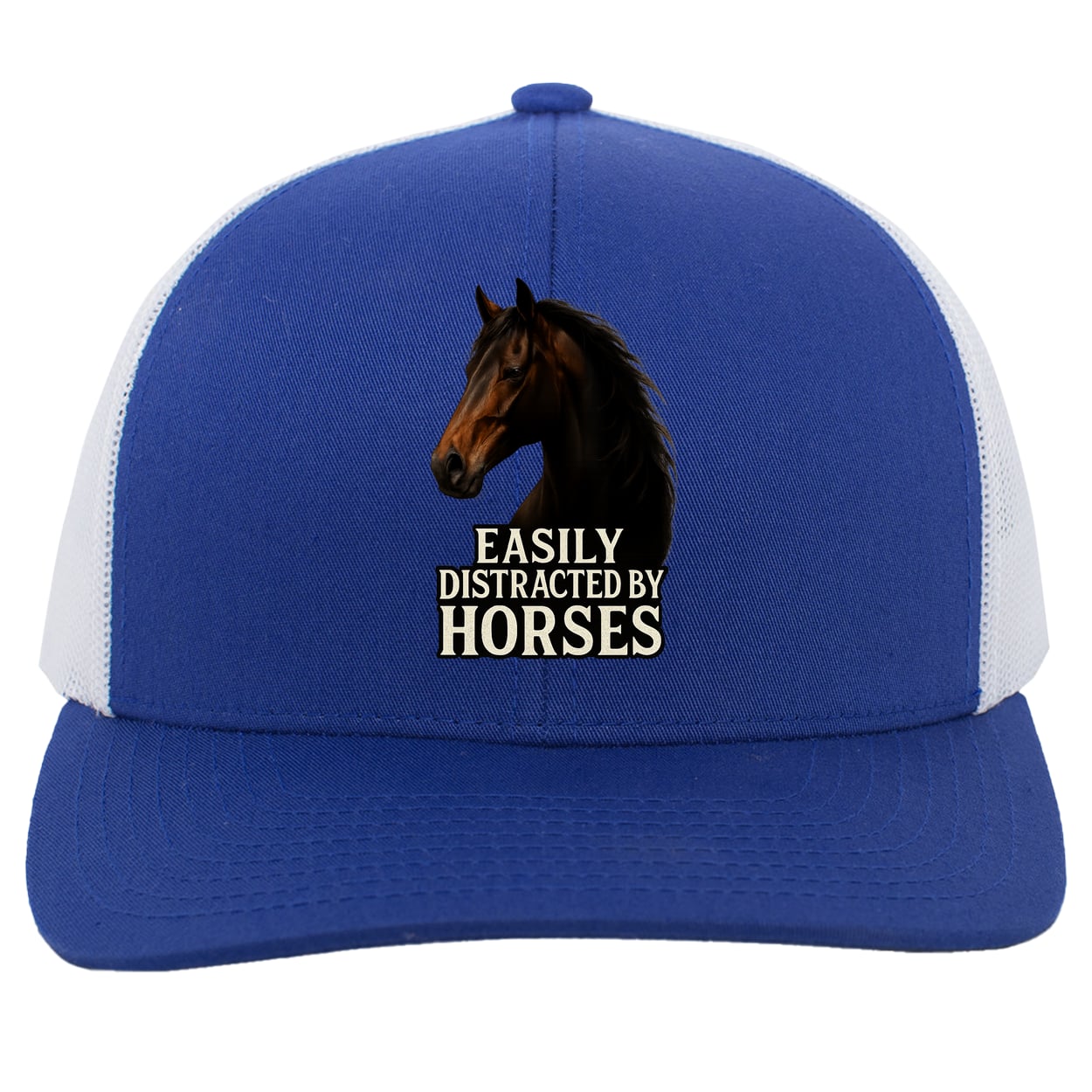 104C Trucker Snap Back - Royal/White