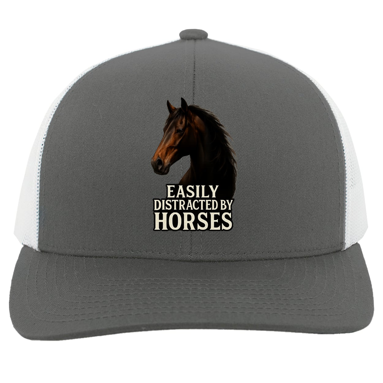 104C Trucker Snap Back - Graphite/White