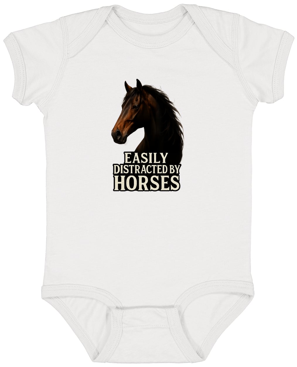 4424 Infant Fine Jersey Bodysuit - White